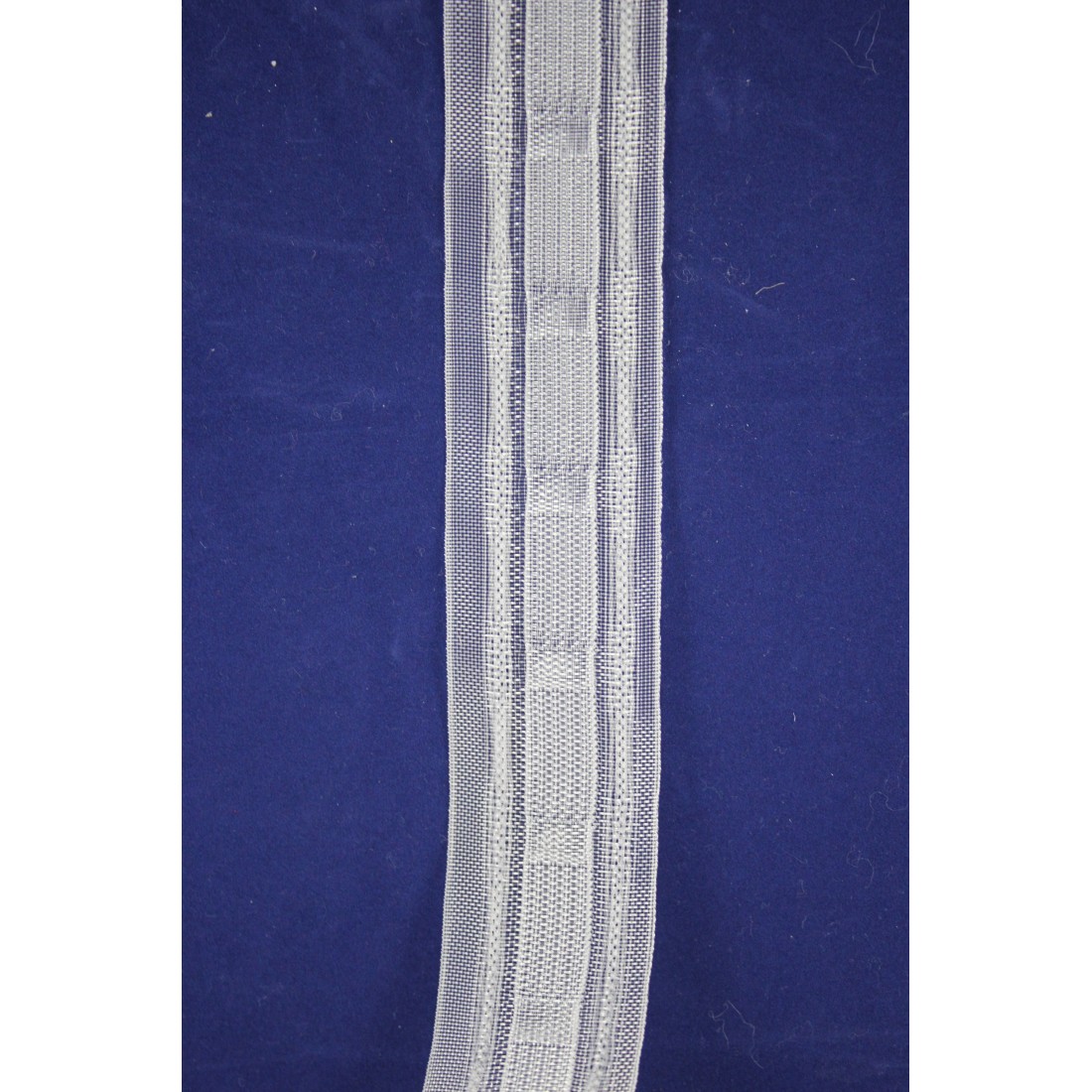 Ruban fronceur pour rideaux à plis wave ou vague, transparent, 75 mm