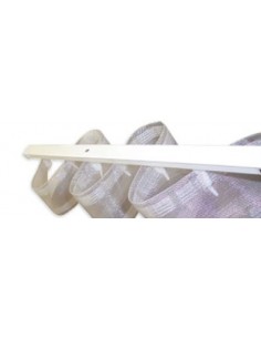 Ruban à plis weave ou à vague, transparent, 75 mm