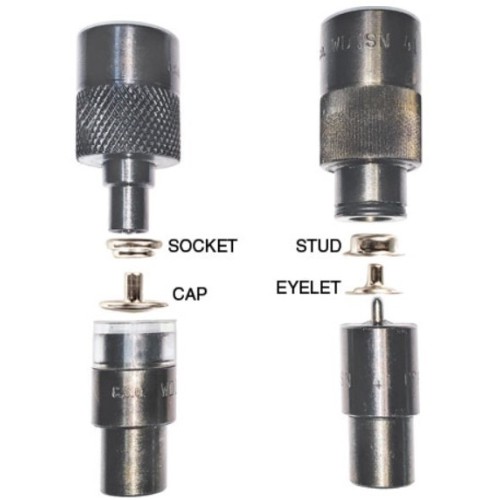 Matrices Tapissier pour la Pose d'Œillets avec presse W1 diam 40mm