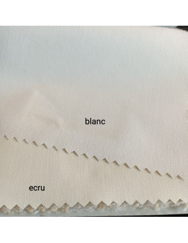 Doublure Qualité Supérieure pour Rideaux en Polycoton, Largeur 150 cm, Coloris Blanc,Vendue au Mètre