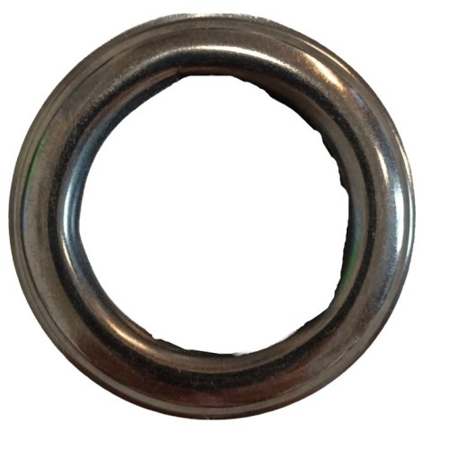 Œillets Ø 40 mm à sertir en métal pour rideaux tapissier, décor nickel noir, paquet de 10 ou de 100