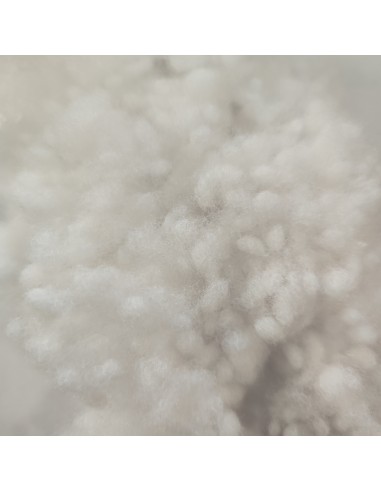 Ouate de Rembourrage 100% Fibres de Polyester Creux Siliconé (Vendue par 10  Kg)