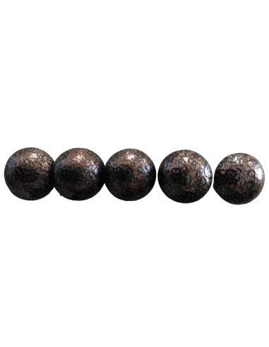 50 Clous d'ameublement Prestige Ø 16 mm, bronze noir