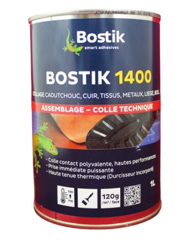 Colle Bostik 1400 type néoprène liquide 1L
