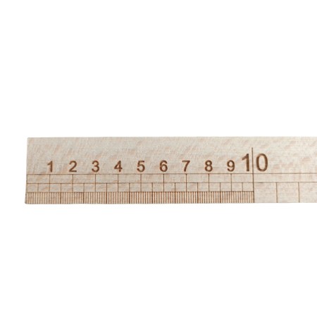 Règle en Bois Verni de 35 cm Graduée – Précision et Élégance pour vos Mesures