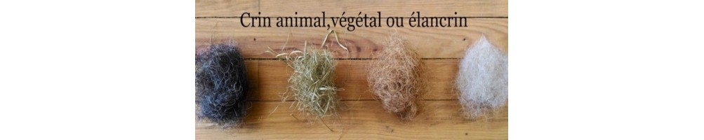 Crin végétal et animal